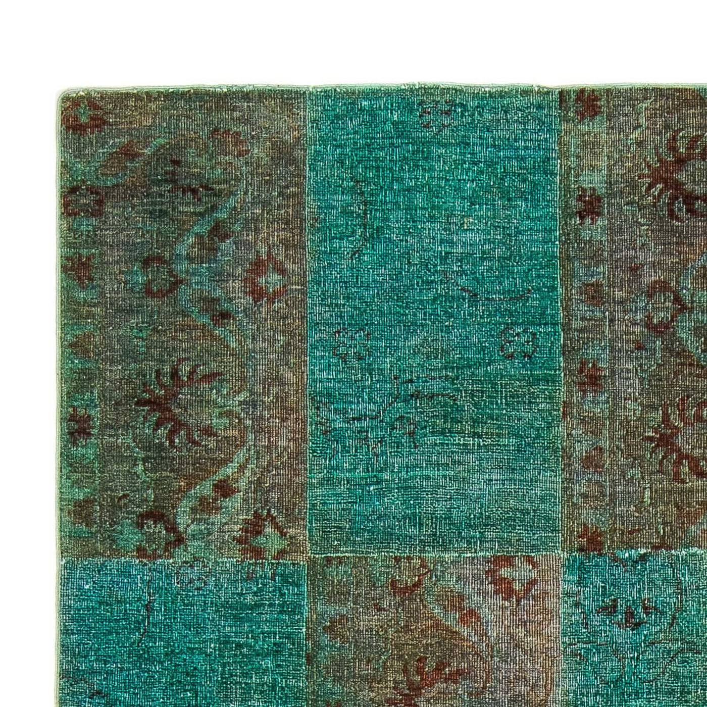 Alfombra de patchwork 243x149cm - Alfombra de lana
