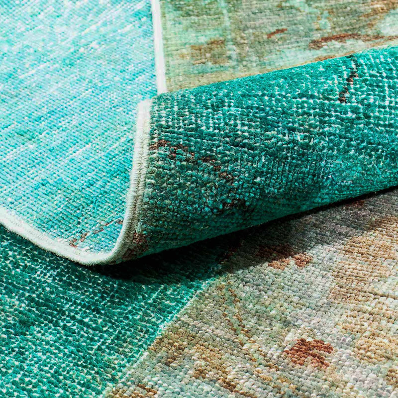 Alfombra de patchwork - 243 x 149 cm - multicolor