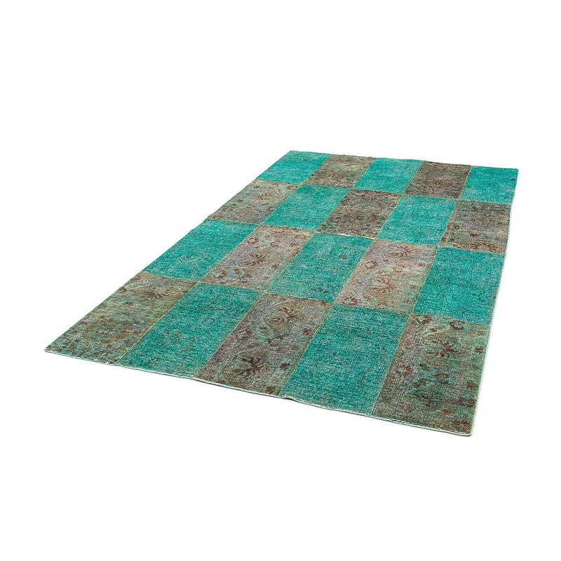 Alfombra de patchwork - 243 x 149 cm - multicolor