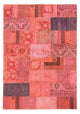 Alfombra de patchwork 166x237cm - Perserteppich Wollteppich