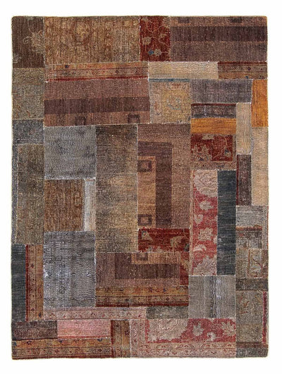Alfombra de patchwork 146x194cm - Alfombra de lana