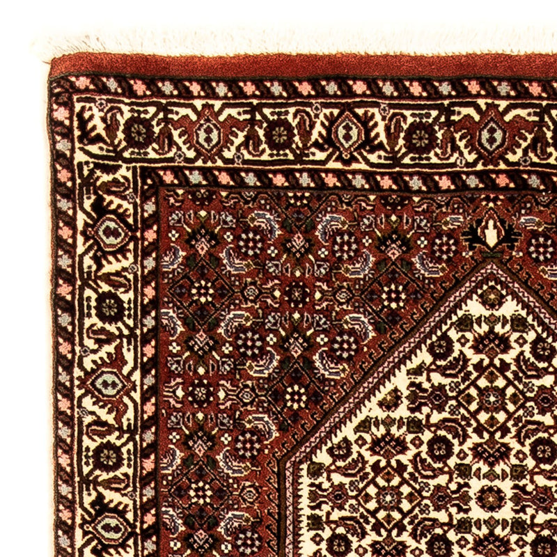 Alfombra de pasillo Alfombra persa - Bidjar - 273 x 87 cm - rojo oscuro