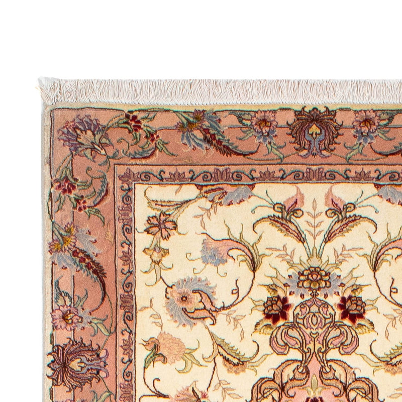 Alfombra de pasillo Alfombra Persa - Tabriz - Real - 310 x 88 cm - beige