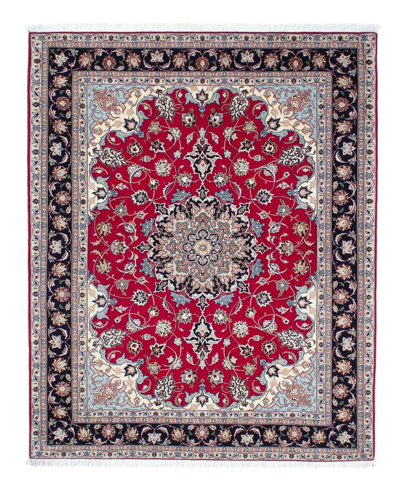 Alfombra Persa - Tabriz - Real - 200 x 153 cm - rojo oscuro