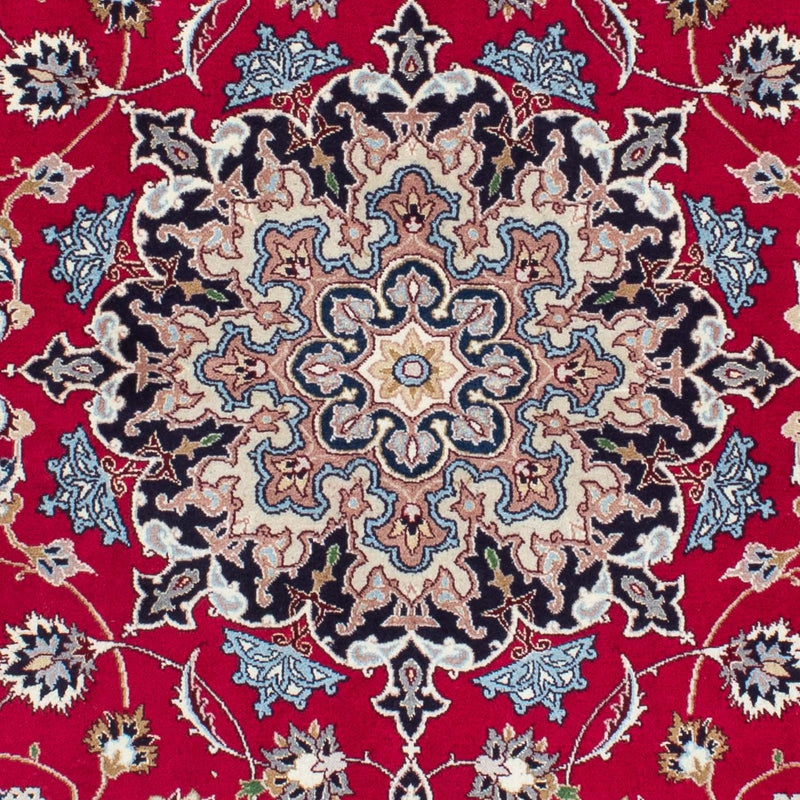 Alfombra Persa - Tabriz - Real - 200 x 153 cm - rojo oscuro