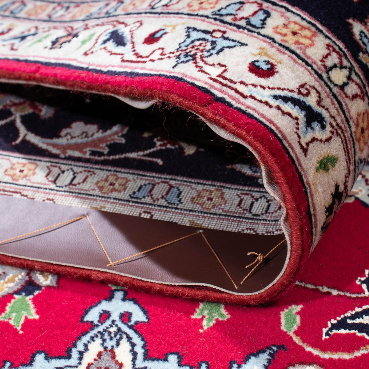 Alfombra Persa - Tabriz - Real - 200 x 153 cm - rojo oscuro