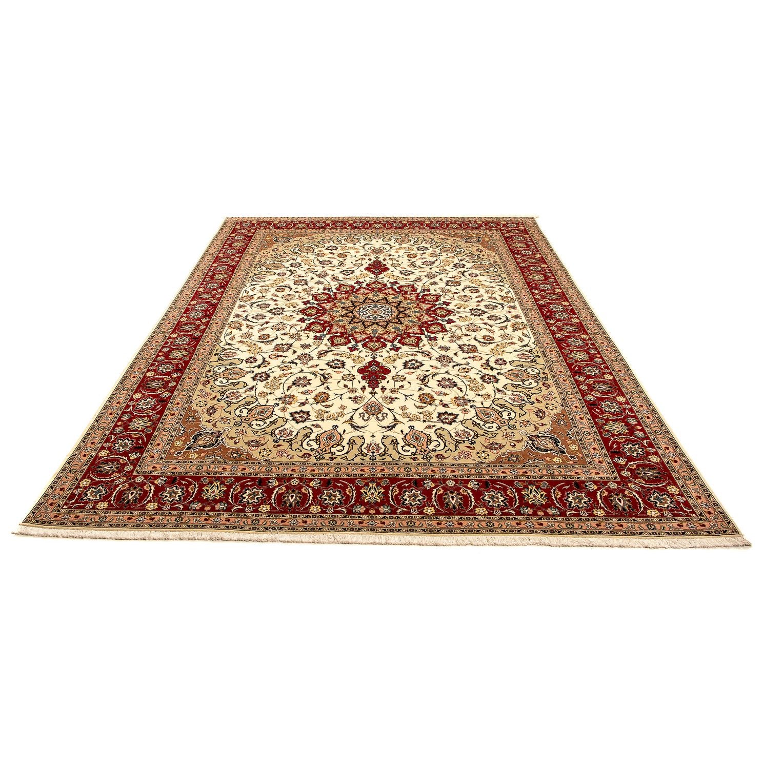 Alfombra Persa - Tabriz - Real - 350 x 251 cm - beige