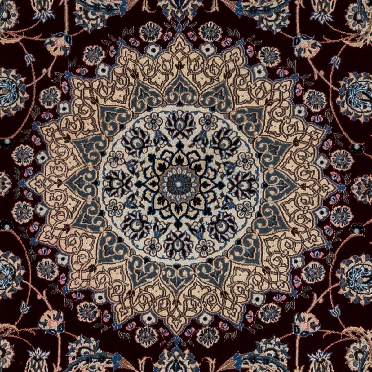 Alfombra Persa - Nain - Real - 348 x 248 cm - negro