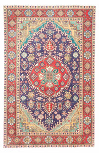 Alfombra persa - Tabriz - 290 x 196 cm - azul