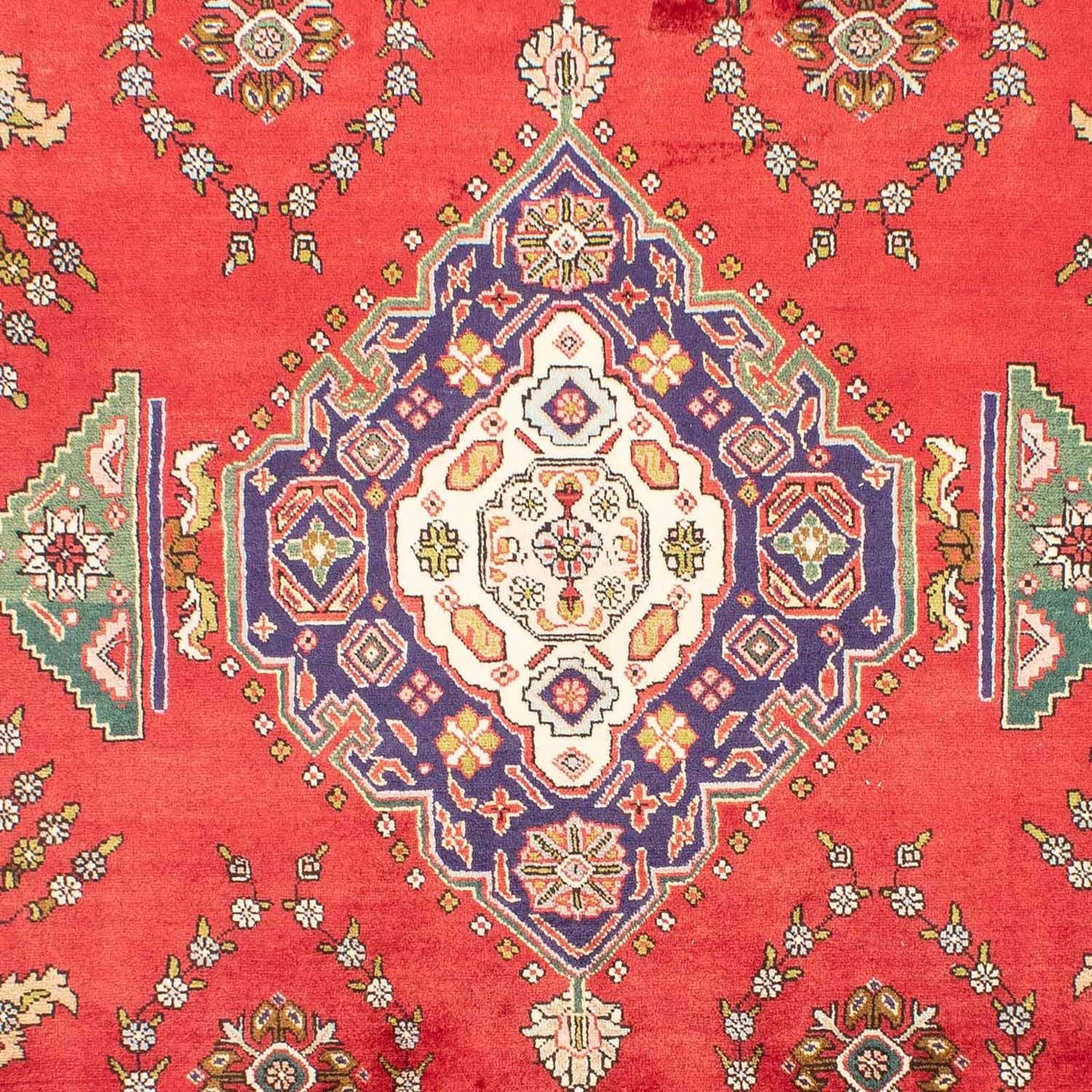 Alfombra persa - Tabriz - 295 x 198 cm - rojo