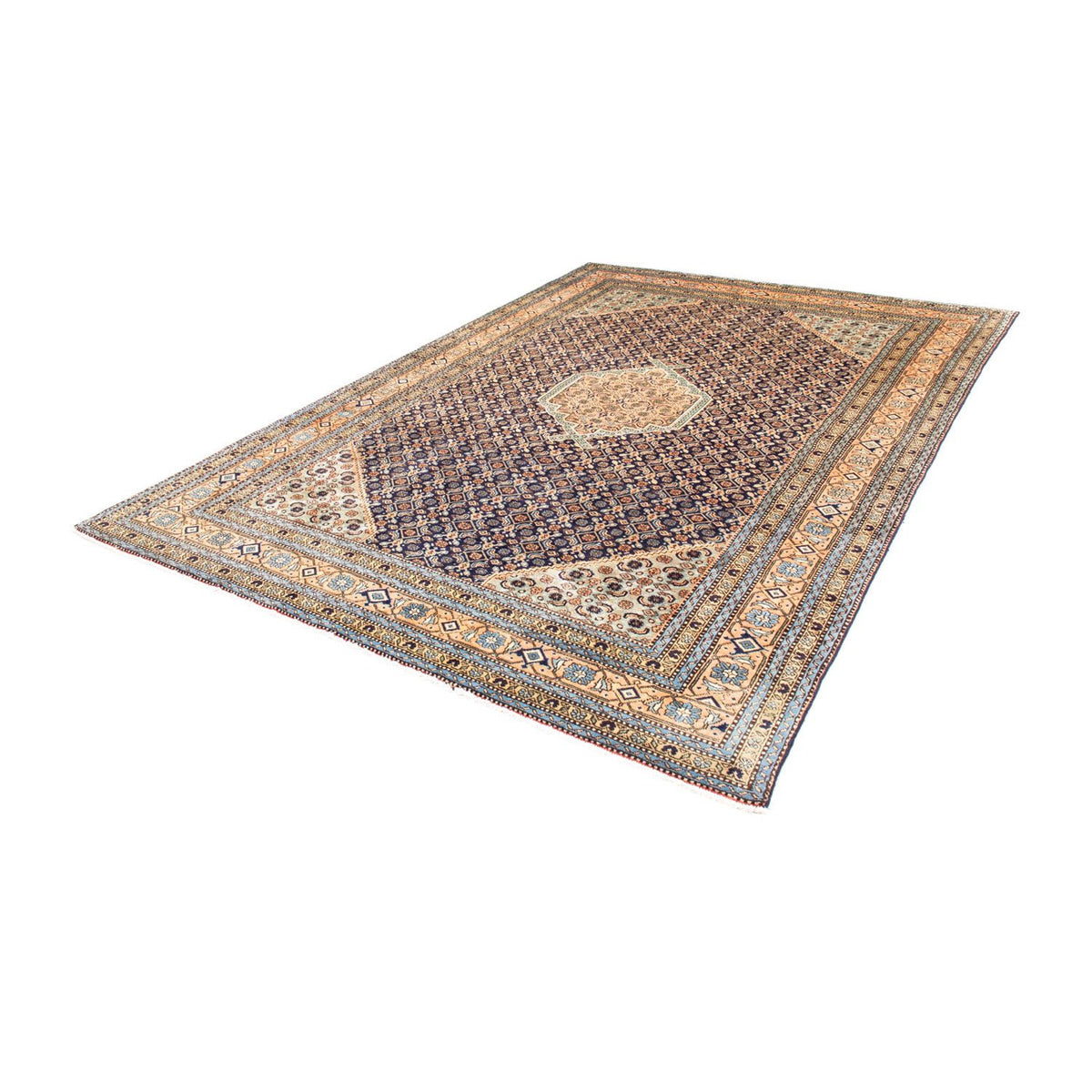 Alfombra persa - Nómada - 285 x 198 cm - azul oscuro