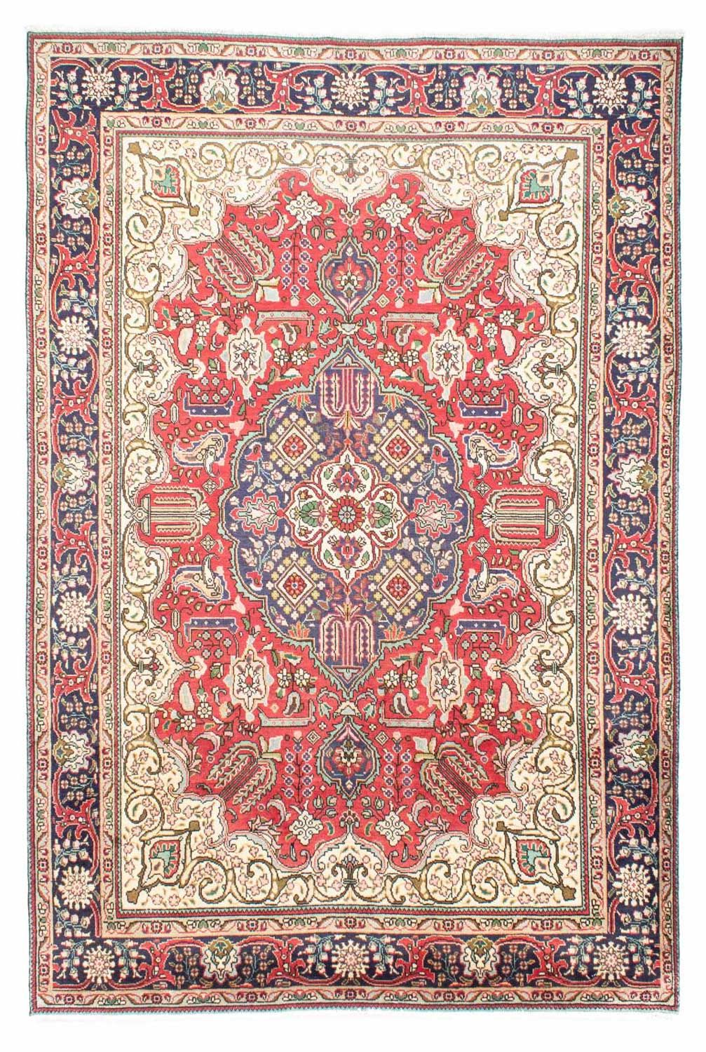 Alfombra persa - Tabriz - 312 x 207 cm - rojo