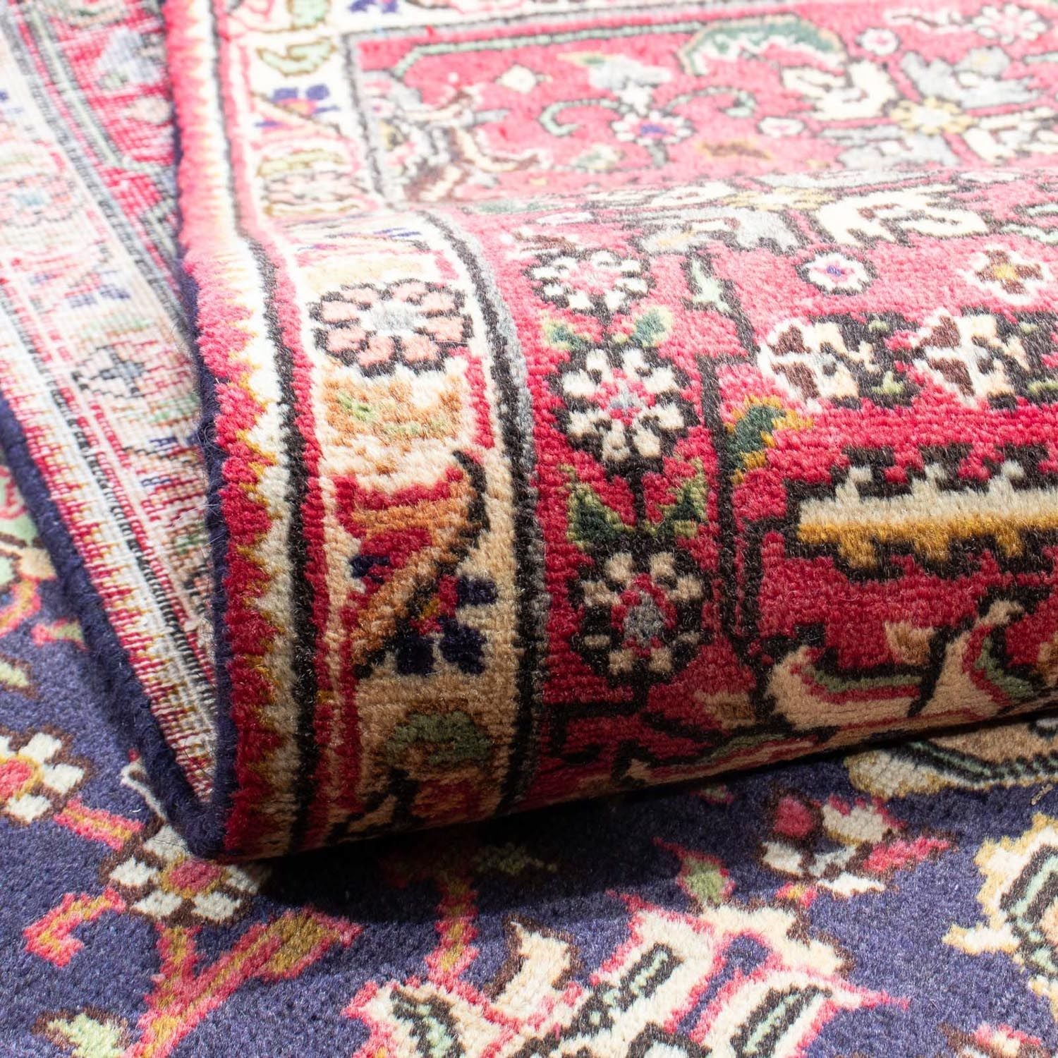 Alfombra persa - Tabriz - 287 x 200 cm - rojo claro