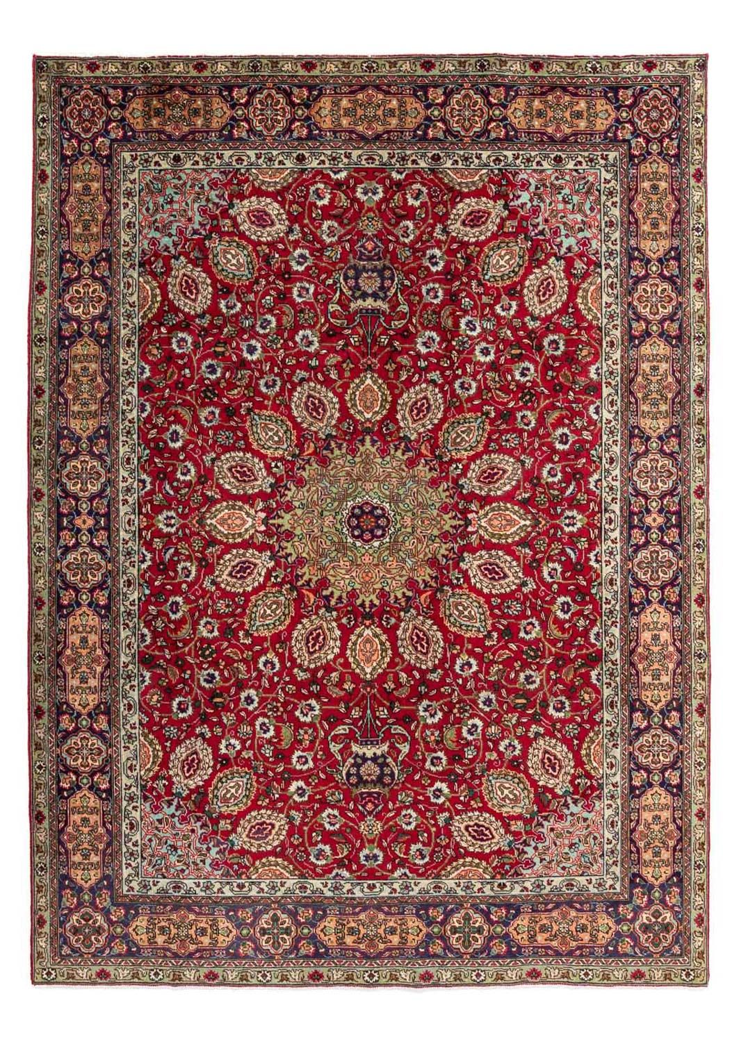Alfombra persa - Tabriz - 295 x 210 cm - rojo