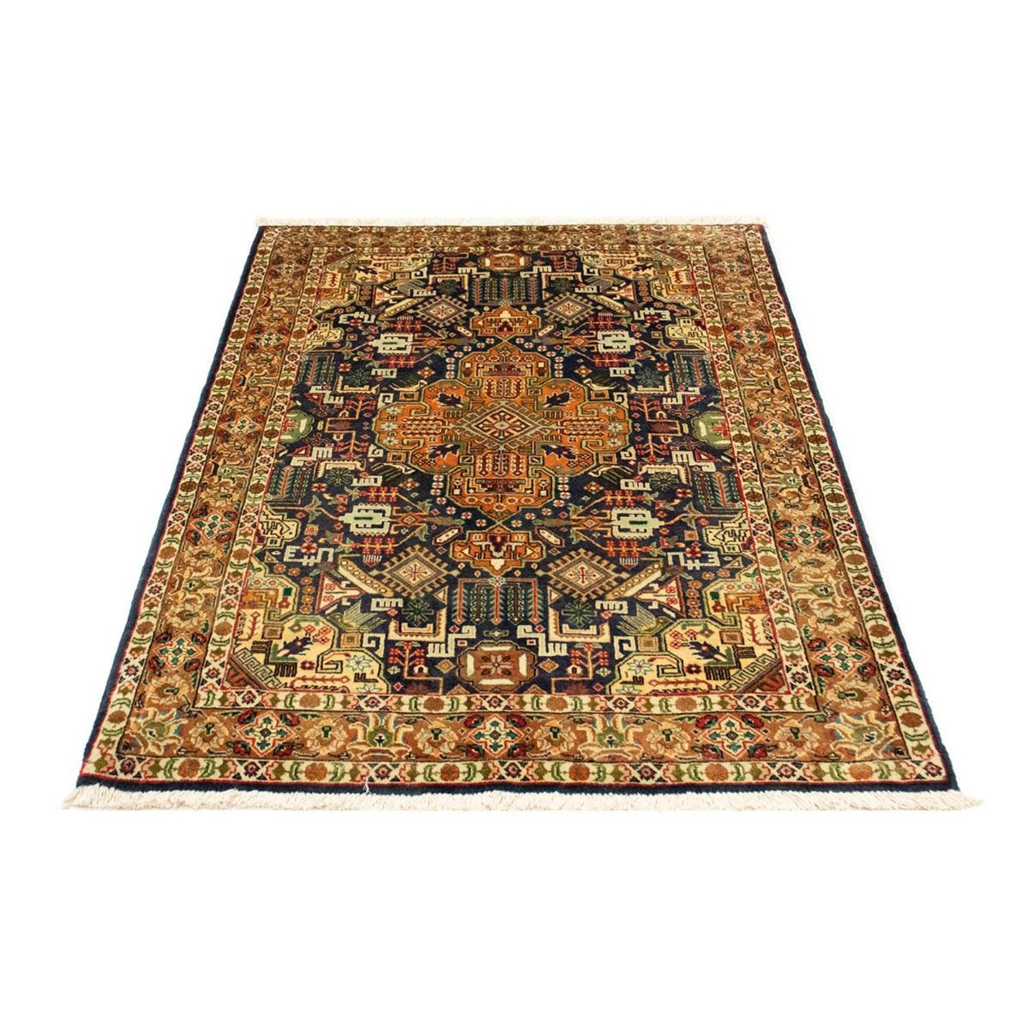 Alfombra Persa - Tabriz - Real - 150 x 101 cm - azul oscuro