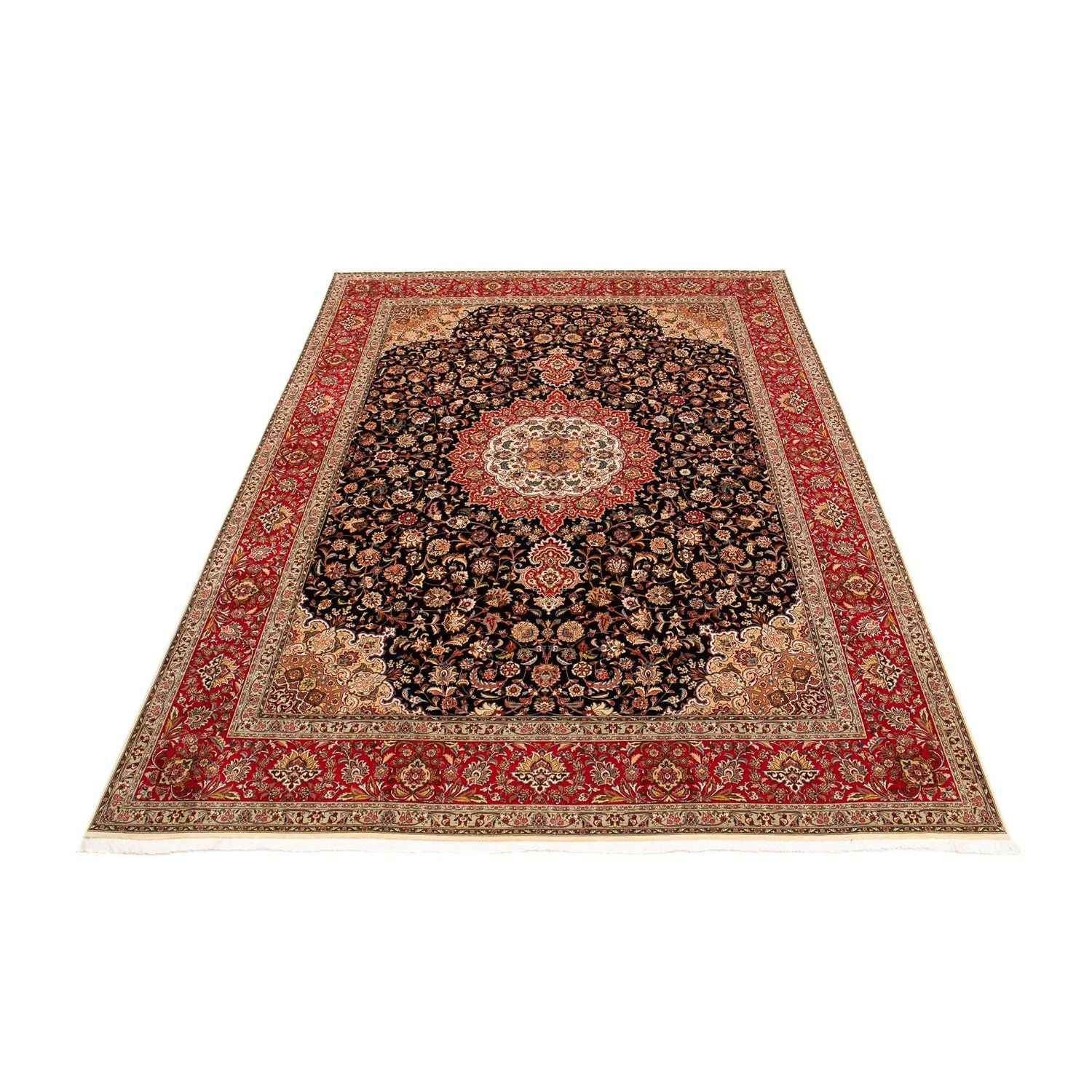 Alfombra persa - Tabriz - 393 x 300 cm - rojo claro