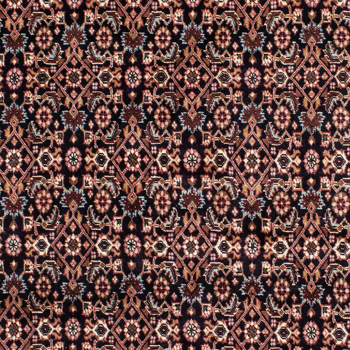 Alfombra persa - Bidjar - 225 x 140 cm - azul oscuro