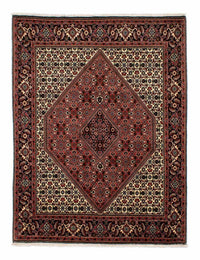 Alfombra persa - Bidjar - 244 x 171 cm - rojo oscuro