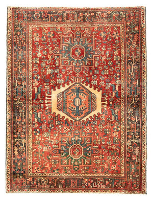 Alfombra persa - Nómada - 190 x 140 cm - rojo oscuro