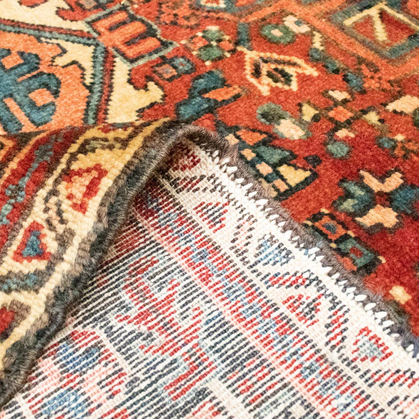 Qaraja Alfombra 190x140cm - Alfombra persa