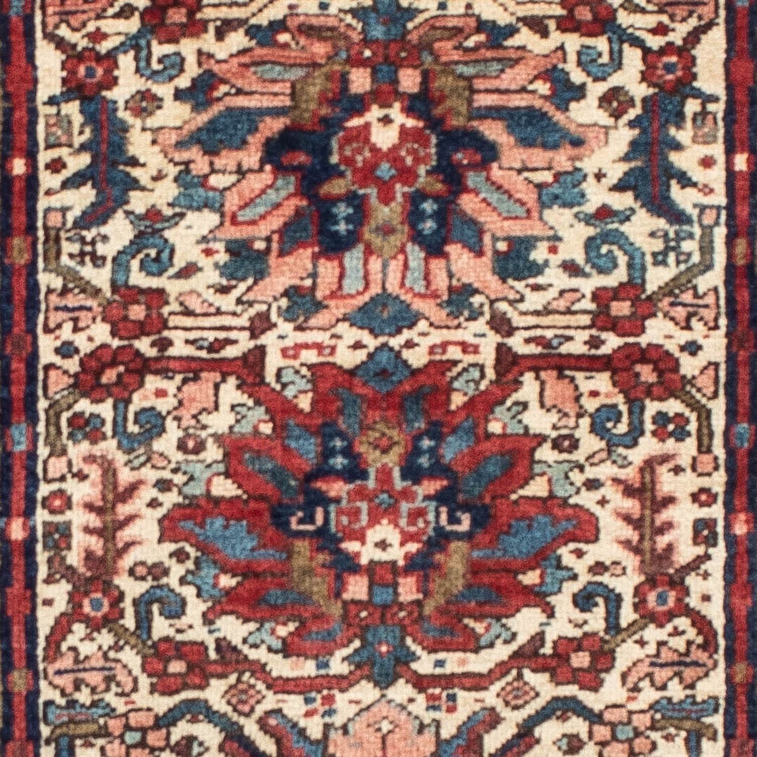 Alfombra de pasillo Alfombra persa - Nómada - 150 x 67 cm - beige