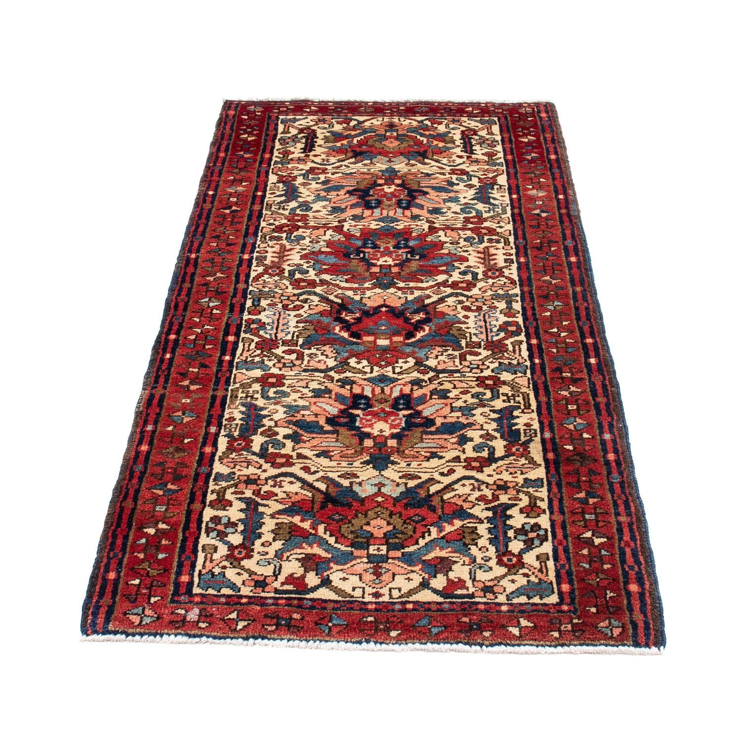 Alfombra de pasillo Alfombra persa - Nómada - 150 x 67 cm - beige