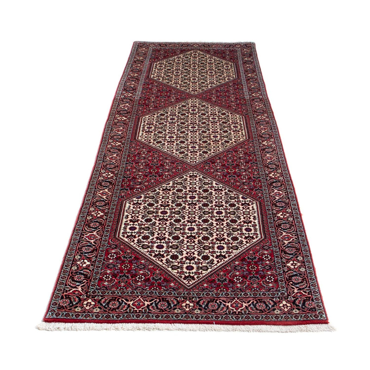 Alfombra de pasillo Alfombra persa - Bidjar - 290 x 83 cm - beige