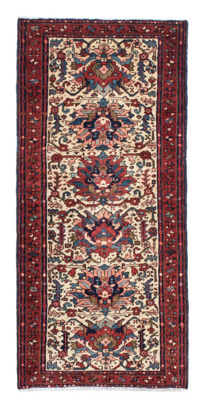 Alfombra de pasillo Alfombra persa - Nómada - 150 x 67 cm - beige