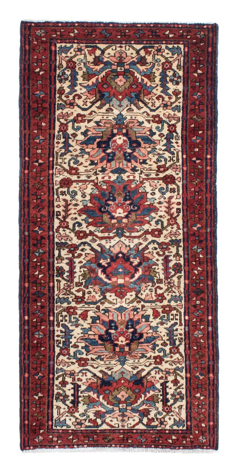 Alfombra de pasillo Alfombra persa - Nómada - 150 x 67 cm - beige