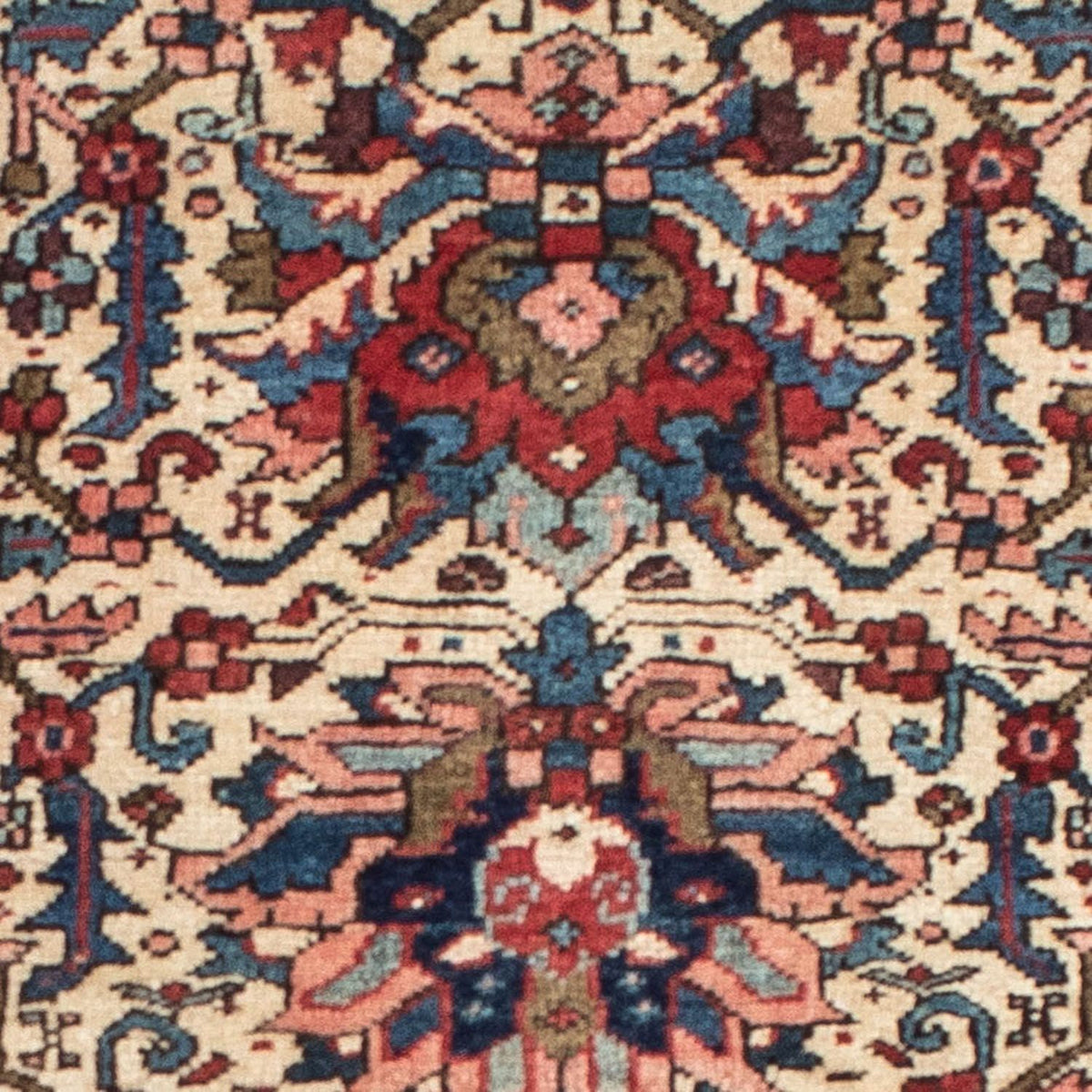Alfombra de pasillo Alfombra persa - Nómada - 150 x 67 cm - beige