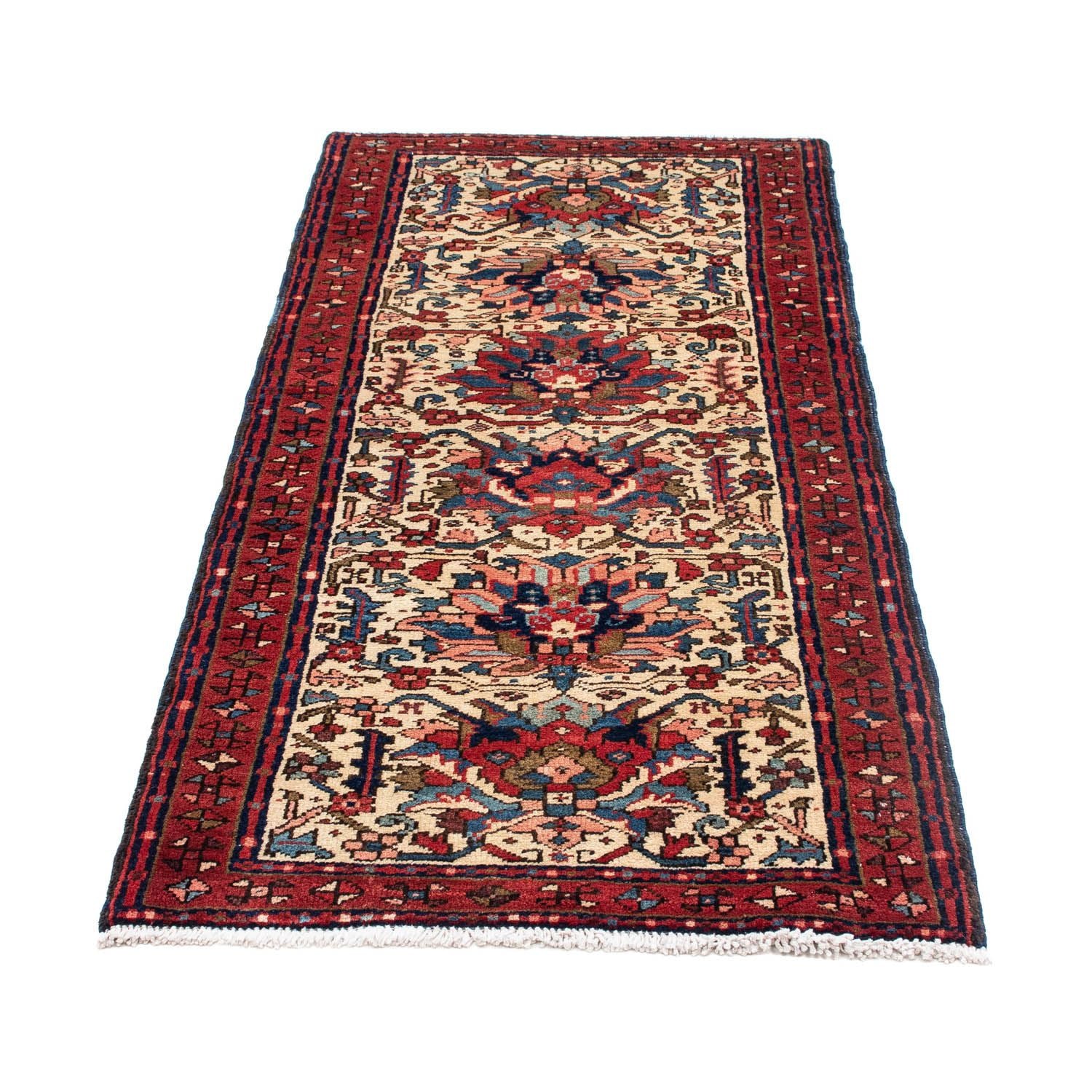 Alfombra de pasillo Alfombra persa - Nómada - 150 x 67 cm - beige