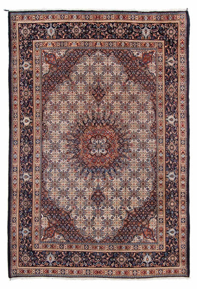 Moud Alfombra 206x298cm - Alfombra persa - azul oscuro