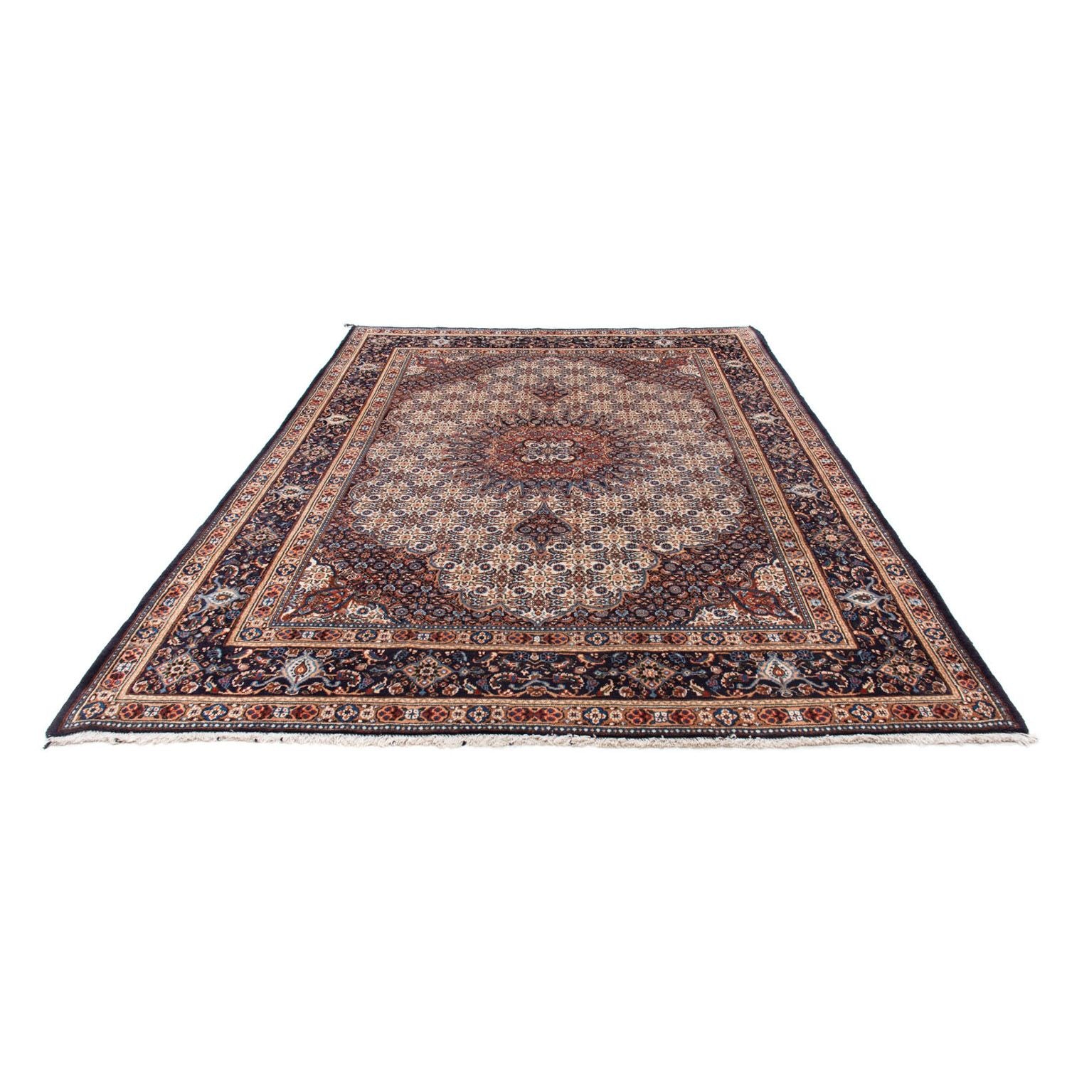 Alfombra persa - Clásica - 298 x 206 cm - azul oscuro