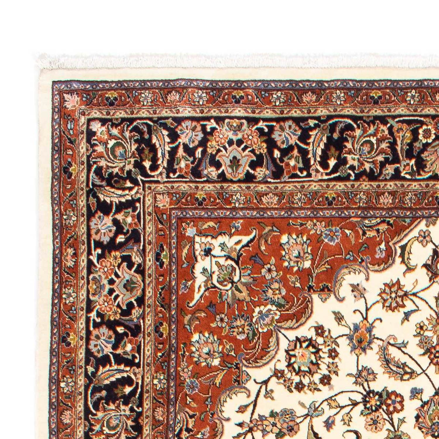 Alfombra persa - Keshan - 302 x 200 cm - beige