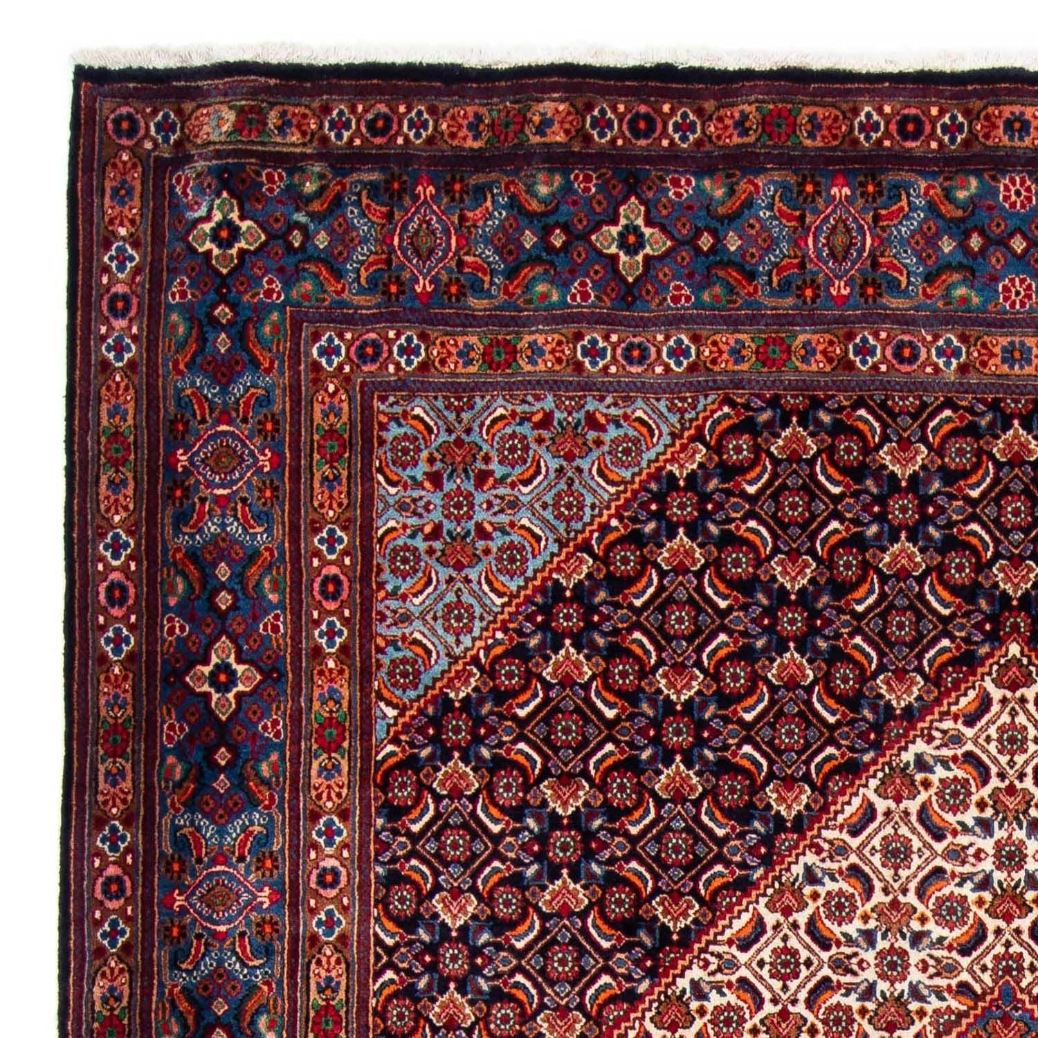Alfombra persa - Nómada - 310 x 218 cm - azul oscuro