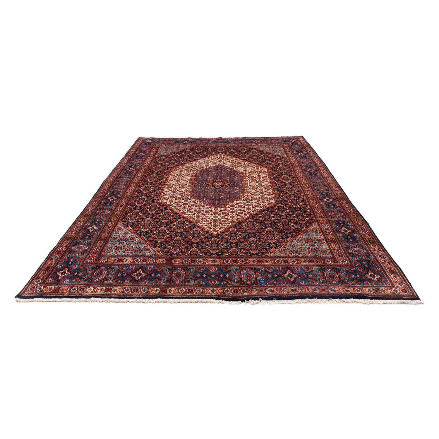 Alfombra persa - Nómada - 310 x 218 cm - azul oscuro