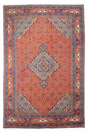 Alfombra persa - Nómada - 298 x 205 cm - rojo claro