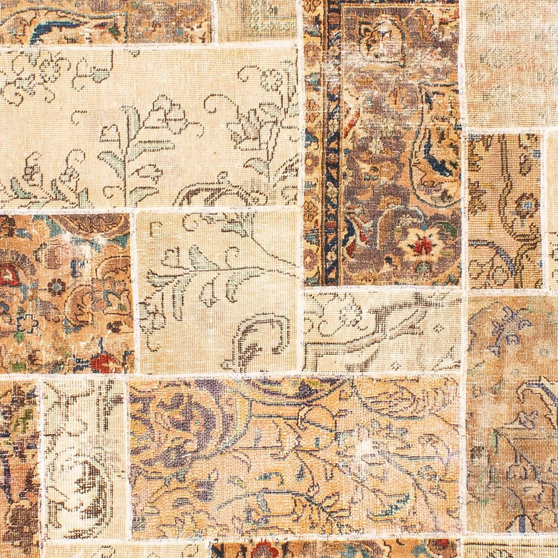 Alfombra de patchwork - 305 x 241 cm - multicolor