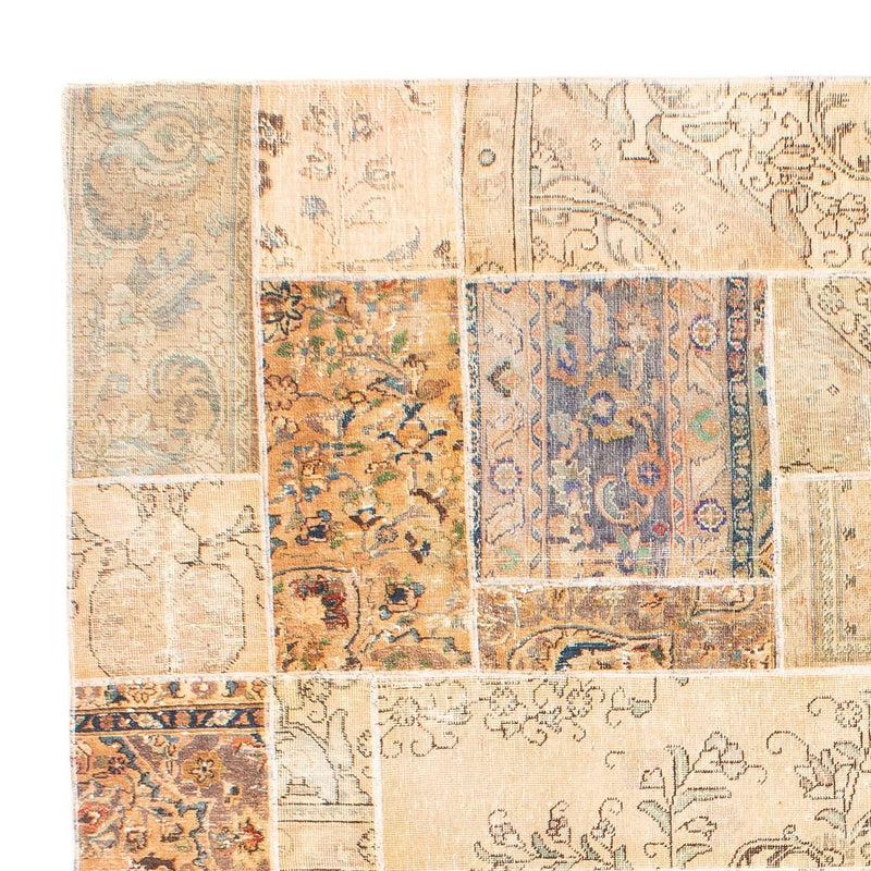 Alfombra de patchwork - 305 x 241 cm - multicolor