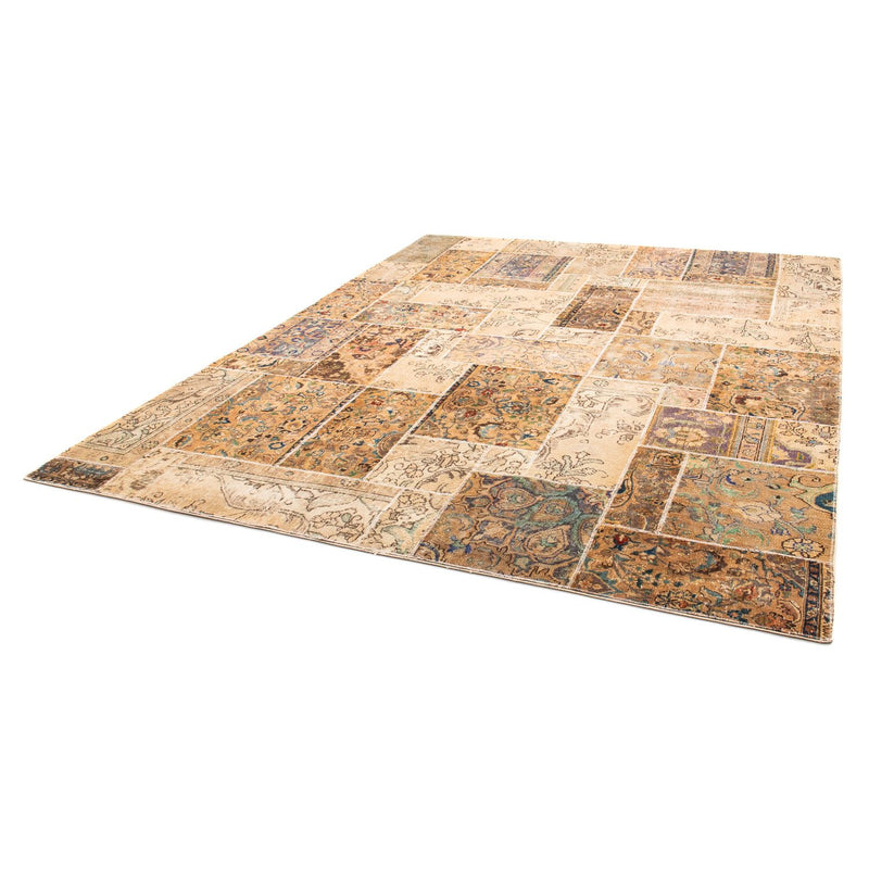 Alfombra de patchwork - 305 x 241 cm - multicolor