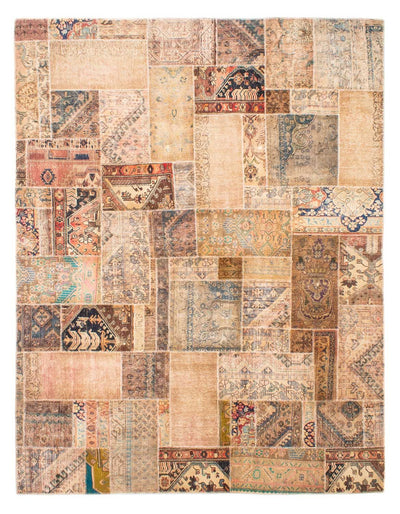 Alfombra de patchwork 235x304cm - Perserteppich Wollteppich