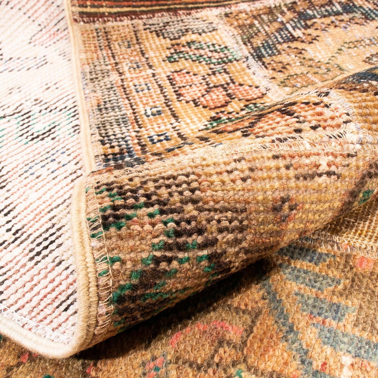 Alfombra de patchwork - 304 x 235 cm - multicolor