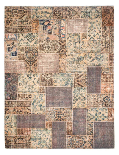 Alfombra de patchwork 240x317cm - Perserteppich Wollteppich