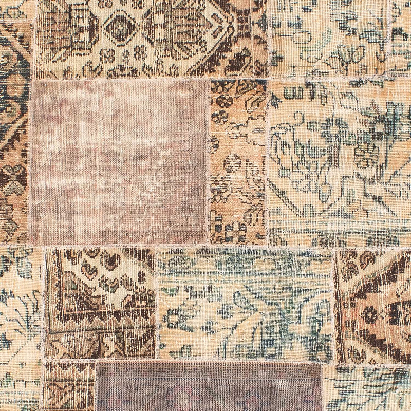 Alfombra de patchwork - 317 x 240 cm - multicolor