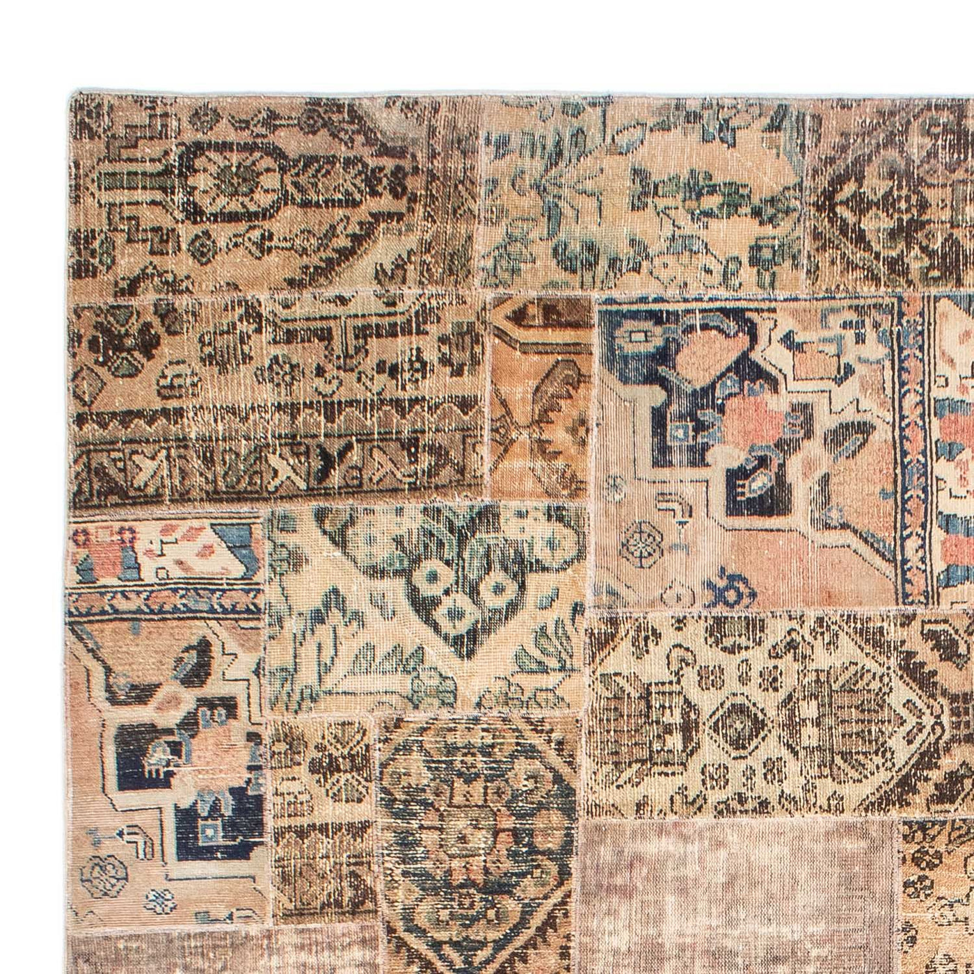 Alfombra de patchwork 317x240cm - Perserteppich Wollteppich