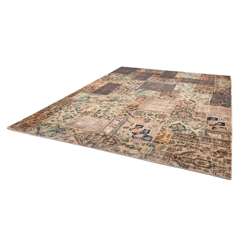 Alfombra de patchwork - 317 x 240 cm - multicolor