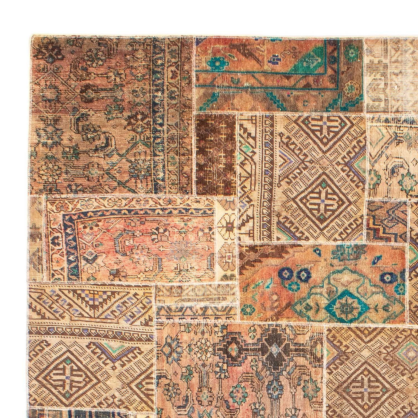 Alfombra de patchwork 301x239cm - Perserteppich Wollteppich