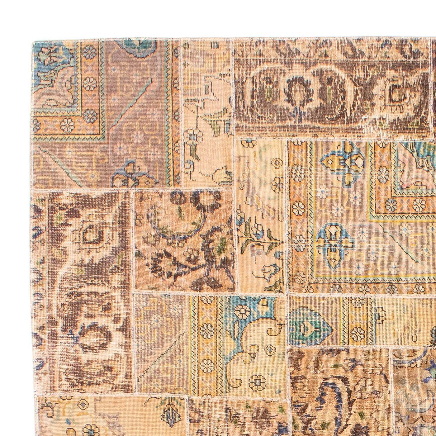 Alfombra de patchwork 305x242cm - Perserteppich Wollteppich