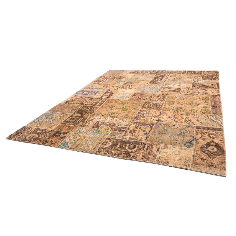 Alfombra de patchwork - 305 x 242 cm - multicolor