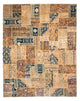 Alfombra de patchwork 301x240cm - Perserteppich Wollteppich